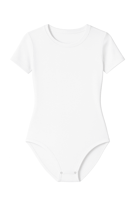 Anti-Strip Short-Sleeve Bodysuit – Secure Between-Leg Snaps