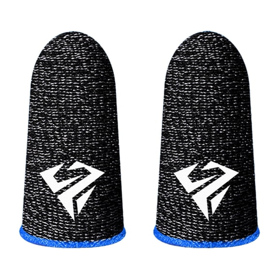 Anti Sweat Gaming Finger Sleeves, Breathable Touchscreen Mobile Game Finger Covers for Enhanced Precision Control, Elastic Conductive Fabric for Smartphone Tablet Gamers