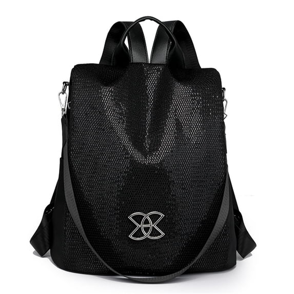 Anti-Theft Backpack Large Capacity, Usupdd Secure Lightweight Shoulder Bag for Women, Versatile Fabric Travel Backpack with Multiple Compartments for Laptop Daily Use