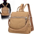 thumbnail image 1 of Anti-Theft Backpack Purse - Convertible Nylon Daypack, Shoulder Bag & Satchel - Casual Lightweight Travel Backpack with Water Bottle Pockets, 1 of 9