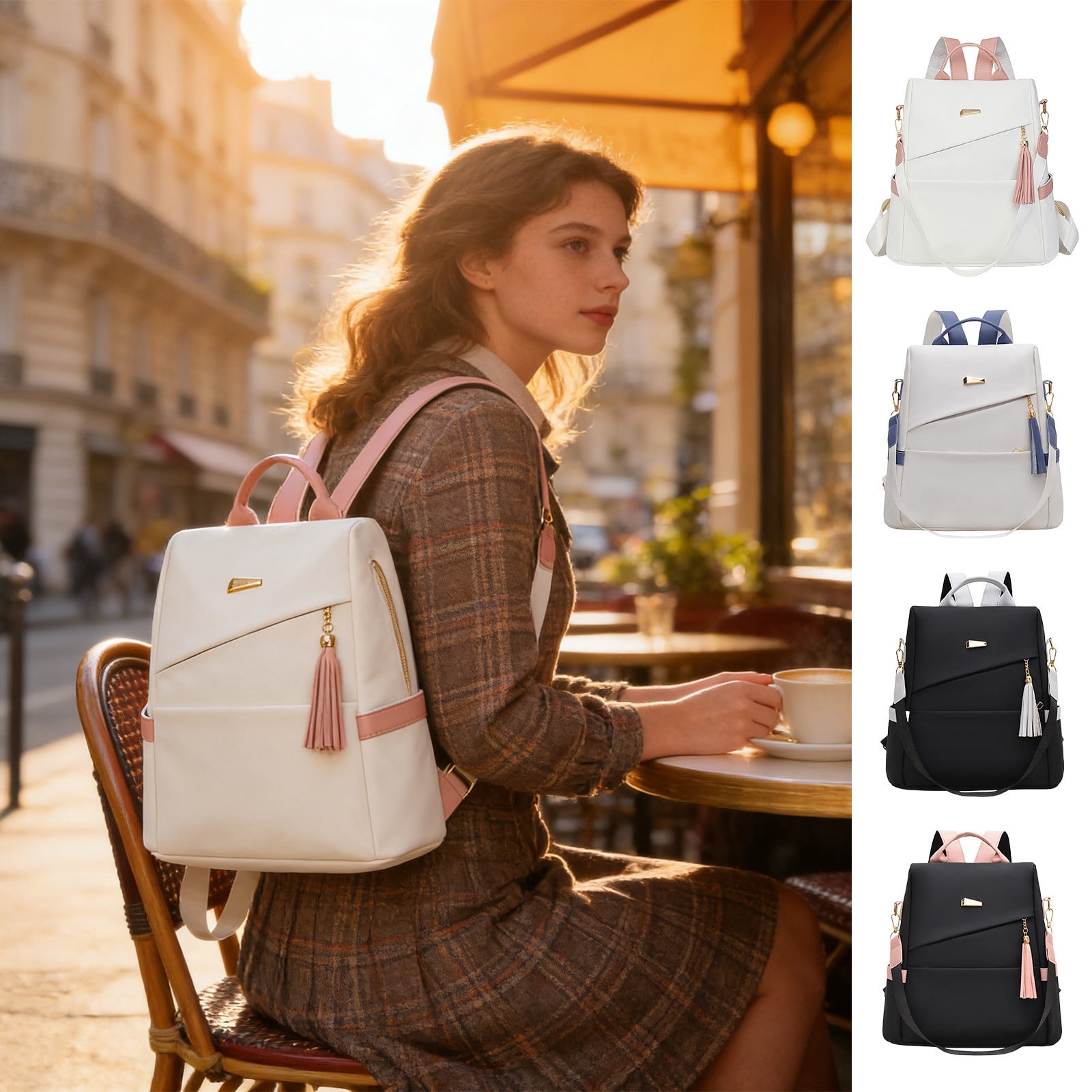 anti theft backpack stylish waterproof travel COFIHOME Purse for Women Mini Anti-theft bag Nylon Backpack Large Capacity Bag : Clothing, Shoes & Jewelry It comes in 6 classic colors AAA.com l Travelon l The