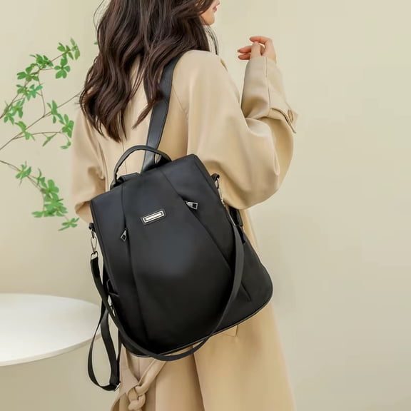 Anti-Theft Backpack for Women – Waterproof Rucksack Bag for Travel, Work & Leisure (Black)