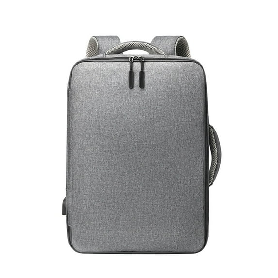 Anti-Theft Business Backpack 15.6 Inch Laptop Water-Resistant with USB Port Charging Travel Backpack Anti-Glare Functional Rucksack Light-Weight Backpack for Men,Gray