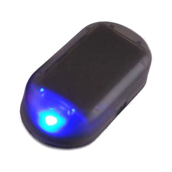 Anti-Theft Car Solar Power Light Warning Alarm Flashing Safety Light Simulated Wireless Caution Lamp