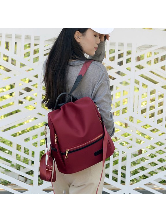 Anti-Theft Convertible Backpack for Women (2 Colors), 2-Way Shoulder Carry, Back Pocket Design for Travel & Daily Use