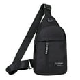 thumbnail image 1 of Anti-Theft Crossbody Bag - USB Charging Port & Headphone Hole, Multipurpose Chest Pack for Hiking/Travel/Gym, 1 of 9