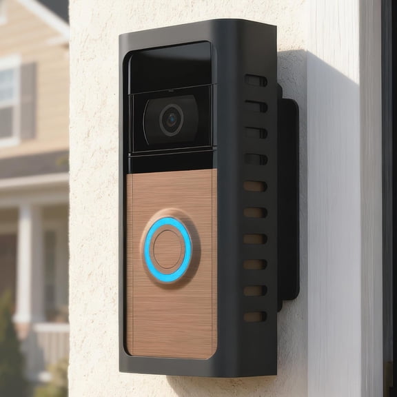 Anti-Theft Doorbell Angle Mount - 2026 New Upgraded Steel Metal Adjustable Bracket for R-ing Battery Video Doorbell 1/2/3/3 Plus/4/(2020 Release)/Plus/Pro, 360 Protection, Not Block Sensor
