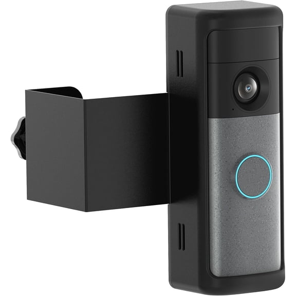 Anti-Theft Doorbell Mount for 2026 Newest Battery/Other Doorbell/Plus/Pro (2nd Gen), No-Drill Camera Doorbell Kits, Non-Blocking Motion Sensor, Accessories for Apartment & Rental, Black
