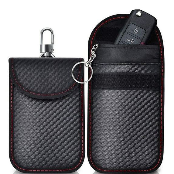 Anti-Theft Fob Case for Comprehensive Protection, Key Fob Protector Blocks RFID Signals, Enhanced Security with Military-Grade RF Shielding, Convenient Carry with Compact Size,