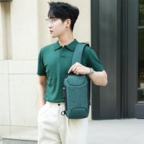 Anti-Theft Hard Laptop Backpack, Expandable Business Computer Bag with USB Charging Port and Lock, Men Women Travel Daypack, Cloth Material, Water-Resistant, Fits 15.6 Inch Laptop