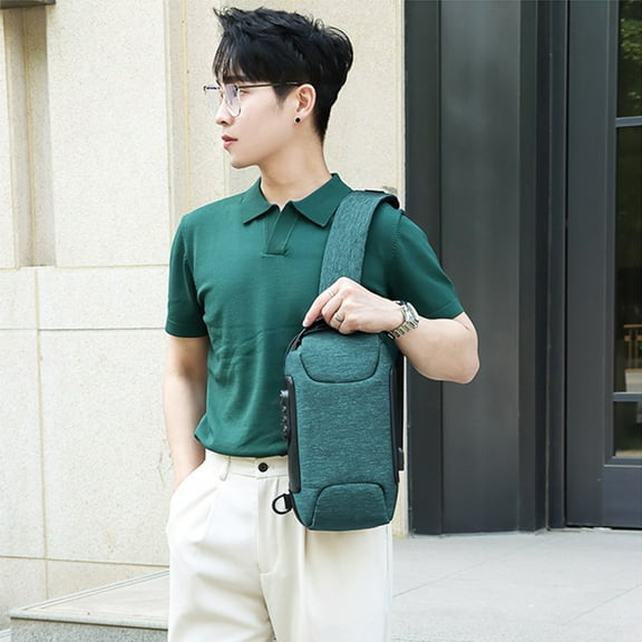 Anti-Theft Hard Laptop Backpack, Expandable Business Computer Bag with USB Charging Port and Lock, Men Women Travel Daypack, Cloth Material, Water-Resistant, Fits 15.6 Inch Laptop