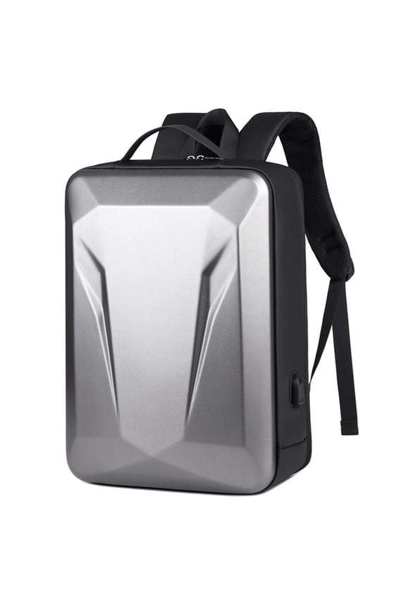 Anti-Theft Hard Shell Laptop Backpack Waterproof Travel Backpack Slim Gaming Computer Bag with Lock Dark Gray 17-18Inch