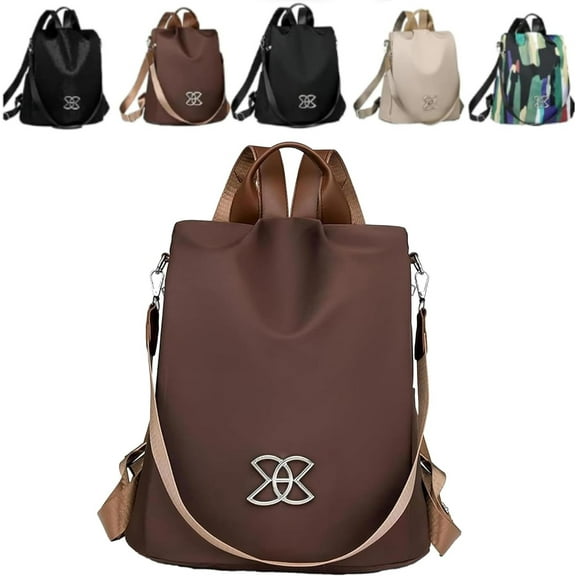 Anti-Theft Large Capacity Backpack, Shoulder Bag for Women, Leisure Shoulder Bag for Women, for Travel (Brown)