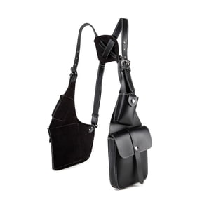 Anti Theft Leather Adjustable Shoulder Holsters For Outdoor And Performances Use