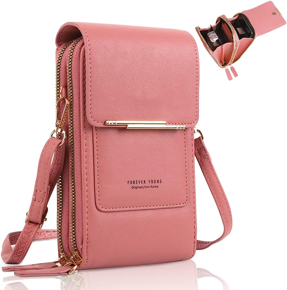 AntiTheft Leather Bag For Women Girls, Crossbody Handbags Wallets