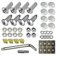thumbnail image 1 of Anti Theft License Plate Screws- 1/4"(M6) Security Stainless Steel Fasteners Kits for Car Tag Frame, 1 of 9