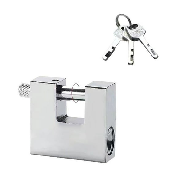 Anti-Theft Locker With 3 Keys D-Shaped Padlock Waterproof Imitation Pick Lock 40Mm