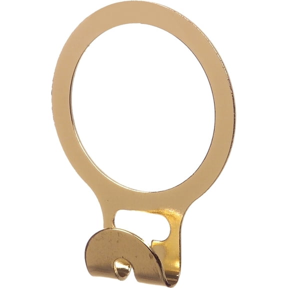 Anti-Theft Metal A-Ring with Brass Finish, 1.5 Inch Security Rings to hold Nail Hook Hangers for New Instalations Box of 100