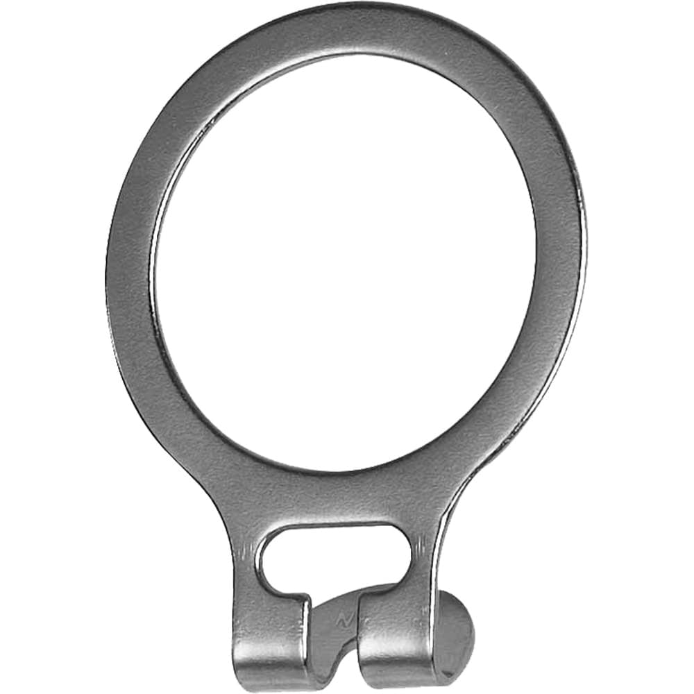 Anti-Theft Metal A-Ring with Chrome Finish, 1.5 Inch Security Rings to hold Nail Hook Hangers for New Instalations Box of 100