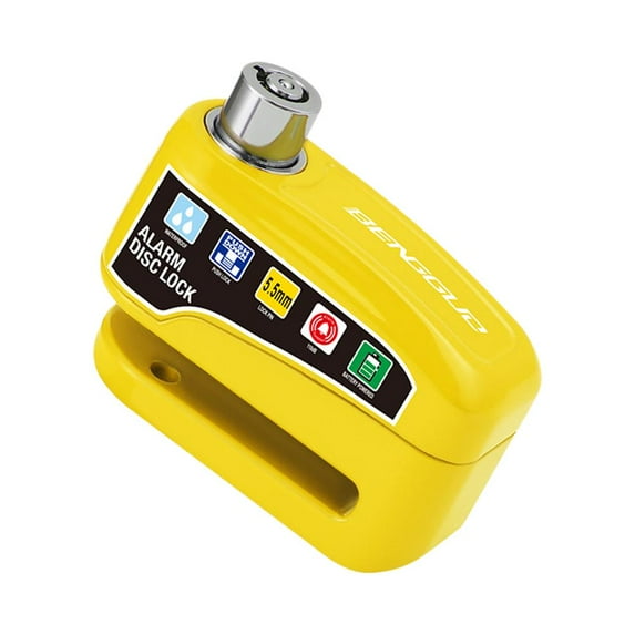 Anti Theft Motorcycle Alarm Disc Brake Lock Security Wheel Disc Loud Alarm Lock, U4W2