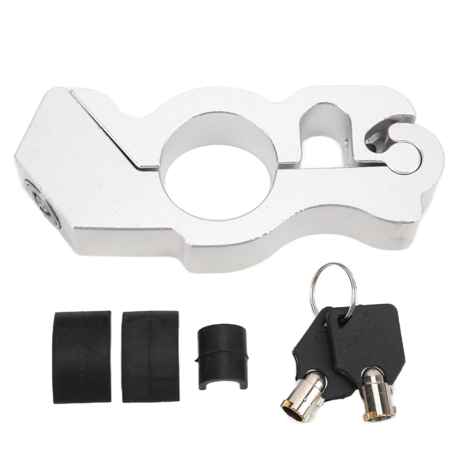 Anti-Theft Motorcycle Handlebar Lock Protection with Durable Decoration