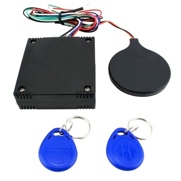 Anti Theft Motorcycle Hidden Lock System with Engine Cut Off Immobilizer IC Card Alarm Induction Anti-Steal Lock