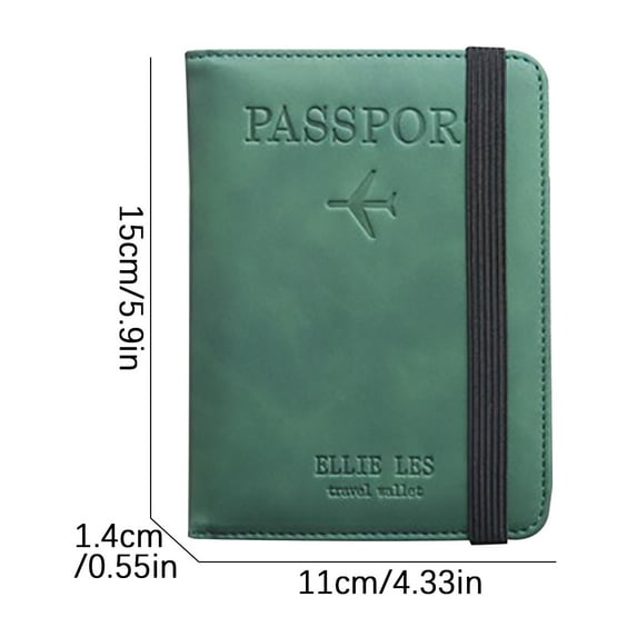 Anti-Theft Passport Bag - Leather Case for Travel, Fashionable Business Document Holder, Secure and Stylish Passport Organizer, PU Leather Passport Wallet, Ideal for Travel and Everyday Use