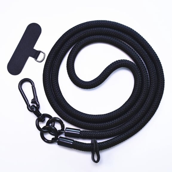 Anti Theft Phone Lanyard for All Cell Phones, Adjustable Crossbody Phone Tether with Detachable Card Holder, Secure Retractable ID Badge Holder