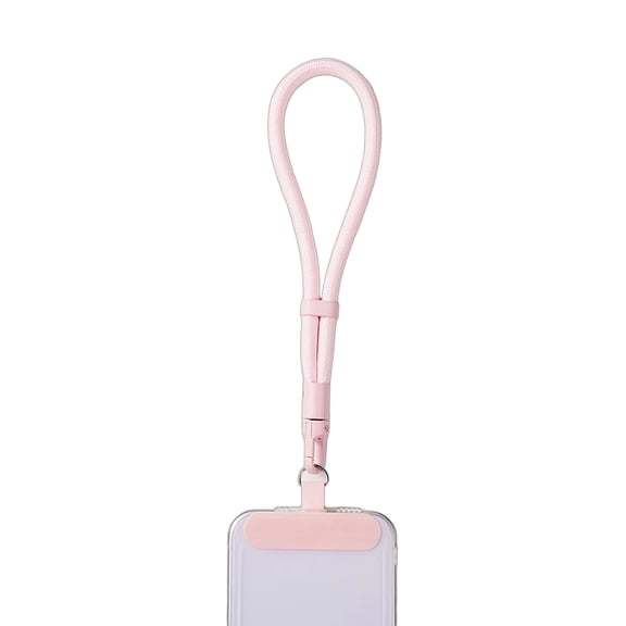 Anti Theft Phone Wrist Strap With 2 Metal Tether Tabs,Adjustable Wristlet & Hand Cell Phone Lanyard for Women and Men, Pink