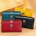 thumbnail image 1 of Anti Theft RFID Blocking Wallet Women Luxury Money Clip Travel Zipper Hasp Artificial Leather Long Purse Card Holder Cash Bag, 1 of 2