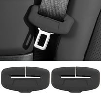 Car Seat Belt Buckle Protector Cover, Soft Silicone Anti-Collision Design, Universal Fit for All Cars - 2-Pack