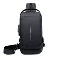 thumbnail image 1 of Anti Theft Sling Bag Shoulder Crossbody Backpack Waterproof Chest Bag with USB Charging Port Lightweight Casual Daypack, 1 of 1