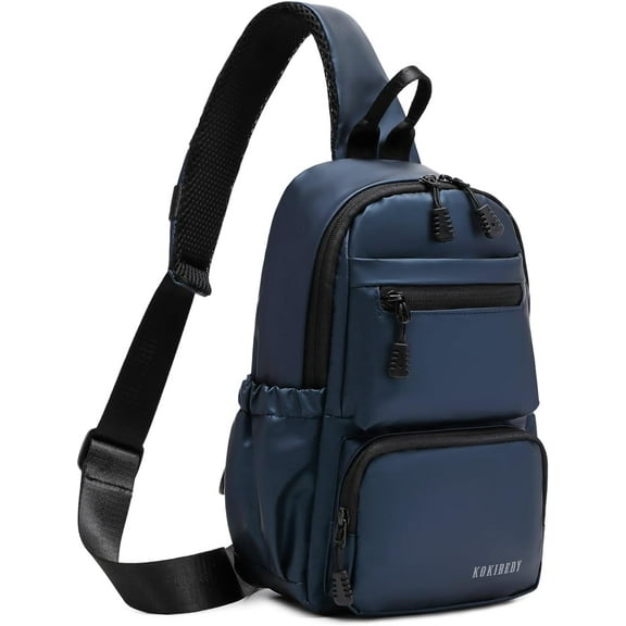 Anti Theft Sling Crossbody Backpack Shoulder Bag for Men,Chest Bags with USB Charger Port For Casual Camping Biking Travel Cycling (Grey)