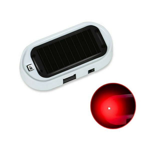 Anti Theft Solar Energy Led Light Security System For Car Alarm Flasher