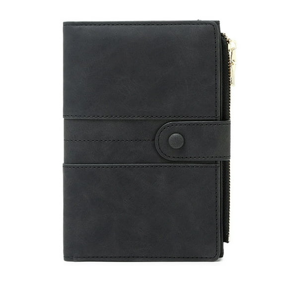 Anti-Theft Swipe RFID Waterproof Passport Holder Cover Wallet Zipper Clasp Passport Holder with Pen Holde
