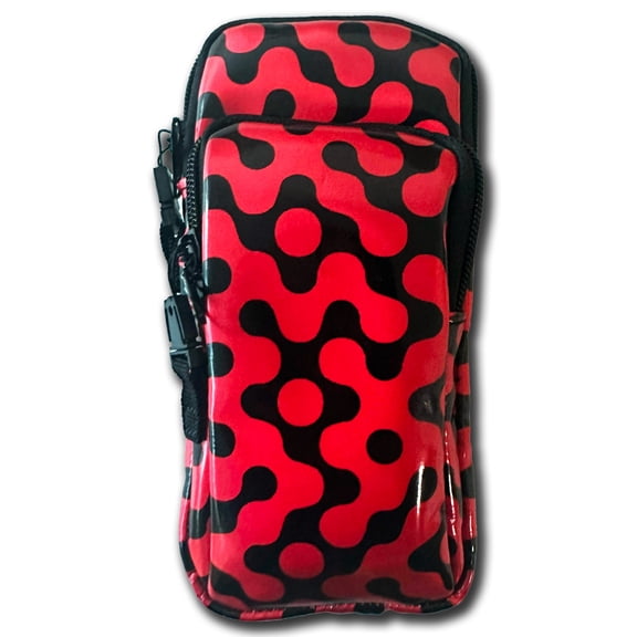 Anti-Theft Vers Murse Rave Phone Bag with Lockable Zippers and Hidden Pockets