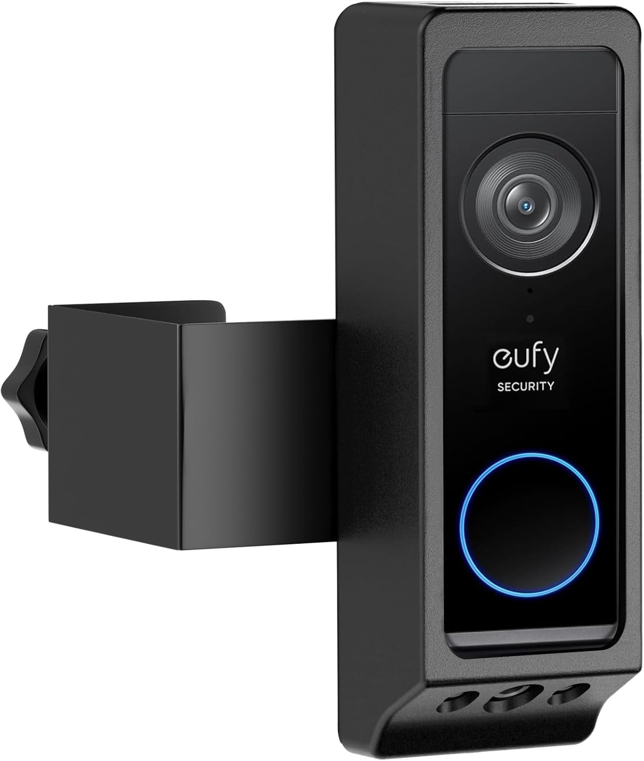 Anti-Theft Video Doorbell Mount for Eufy E340/Wyze Duo Cam Doorbell, No-Drill Adjustable Mounting Bracket E340, Apartment Door Camera Wyze Home Rentals Room