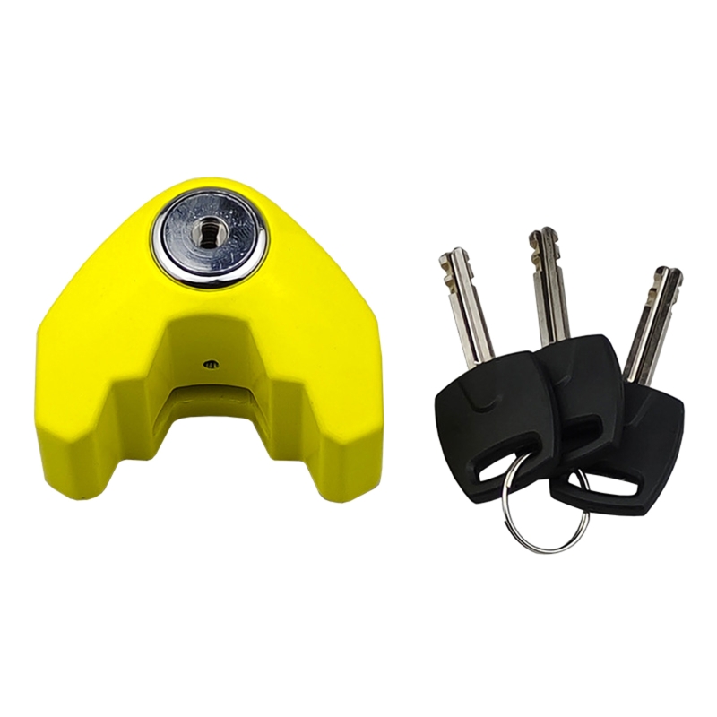 Anti-Theft Wheel Disc Brake Lock Padlock Bike Scooter Mountain Road MTB Cycling Rotor Disc Brake Wheel Lock with Keys