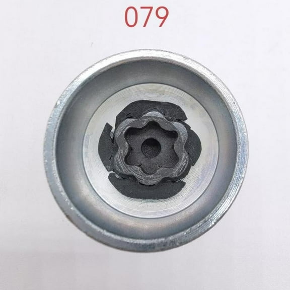 Anti-Theft Wheel Lock Rim Key Nut Steel Security Lug with Custom Fit Installation for Car and Truck Wheels, for Models 71 73 79, Sleek Silver Finish Enhances Vehicle