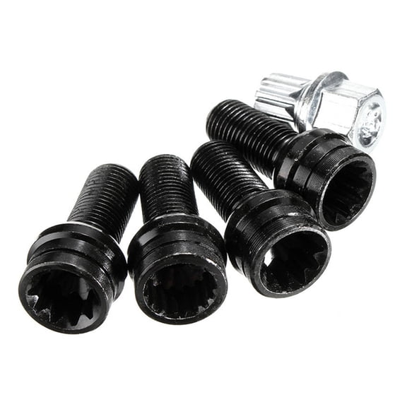 Anti Theft Wheel Screw Bolt with Key Locking Wheel Nut Set Wheel Bolt Lock Nut Auto Part Replace 1K0698137A