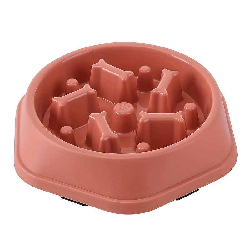 Picture of Anti-Tip Slow Feeder Dog Bowl - Non-Slip, Choke Prevention Pet Dish for ...