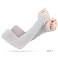 thumbnail image 1 of Anti-UV Arm Covers for Men Women Cycling Fingerless Gloves Summer Sport Ice Silk Cool Scarf Silk Elastic Arm Covers Driving, 1 of 9