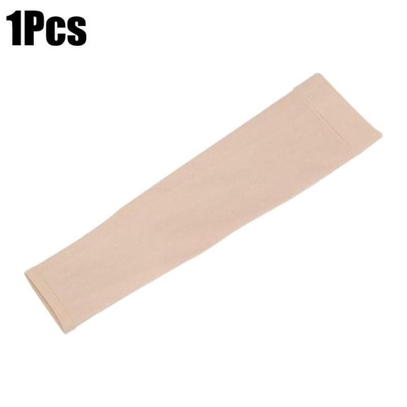 Anti-UV Compression Arm Sleeves, Skin-Tone Tattoo Concealer and Sun Protection Forearm Covers, 1 Pair