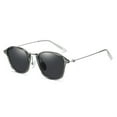 thumbnail image 1 of Anti-Ultraviolet Frame Glasses Fashion Personality Sunglasses, Made Of Tac, Tr, Metal-Gray, 1 of 5