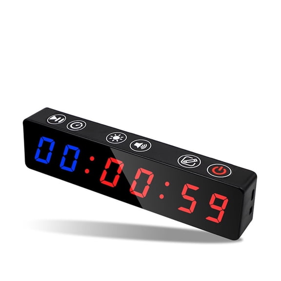 Anti Vertigo Display Timer Count Down Count Up Custom Interval Training Fitness Clock Magnetic Sports Gym Timer ,Multi-Functional