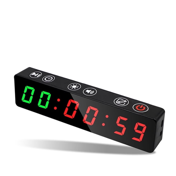 Anti Vertigo Display Timer Count Down Count Up Custom Interval Training Fitness Clock Magnetic Sports Gym Timer