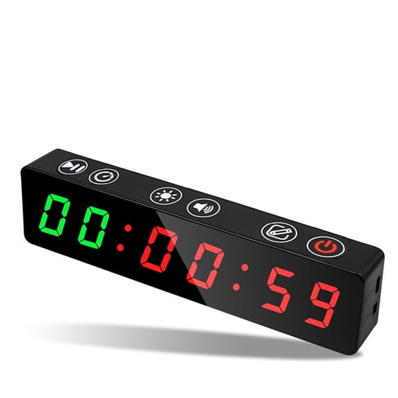 Anti Vertigo Display Timer Timer Custom Interval Training Fitness Clock Gym Yoga Weight Magnetic Sports Gym Timer ,Multi-Functional