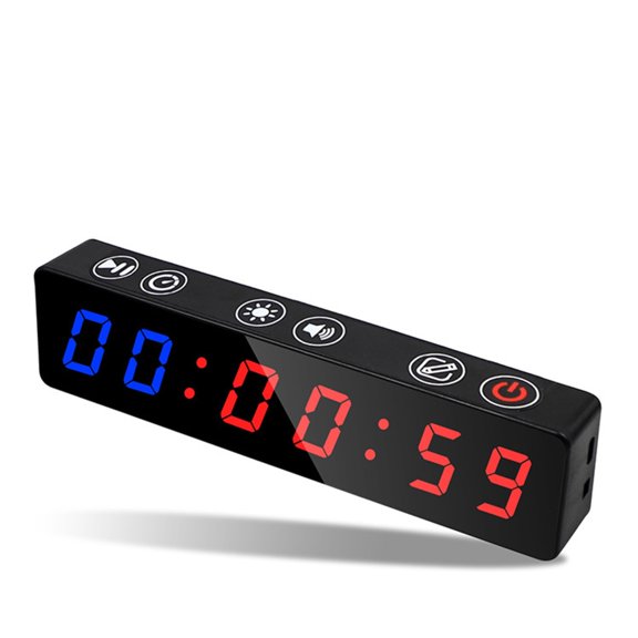 Anti Vertigo Display Timer Timer Custom Interval Training Fitness Clock Gym Yoga Weight Magnetic Sports Gym Timer