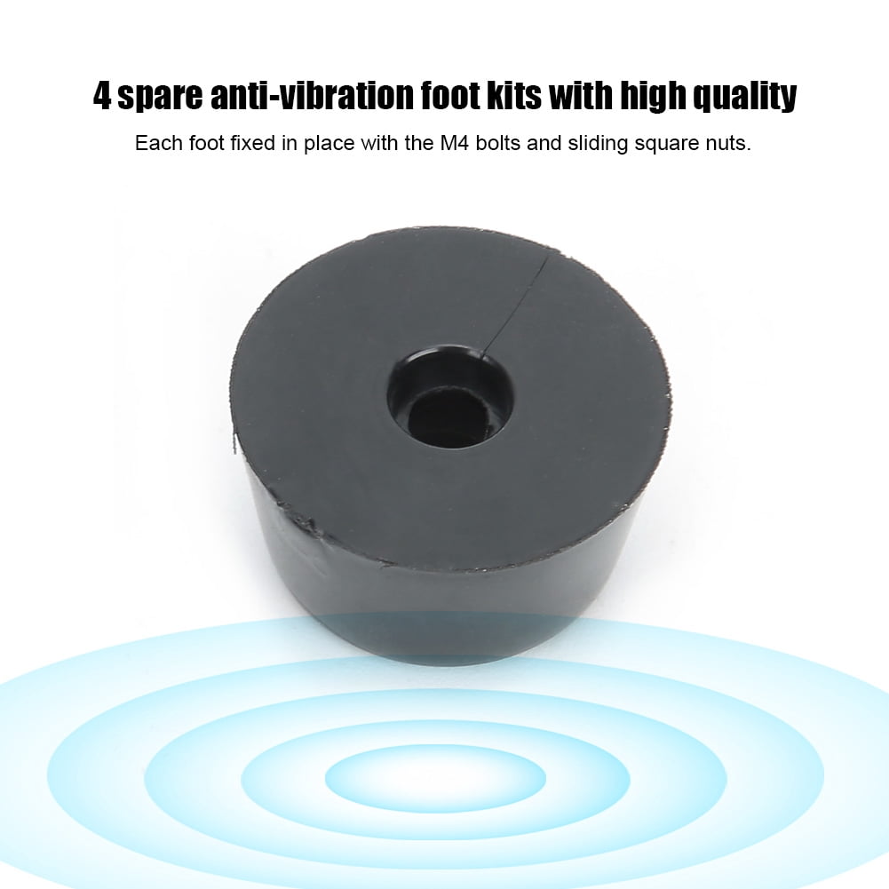 Pieds Anti-vibration AcoustiFeet ACF3007 - Lot De 20 - Doux Et Acoustique