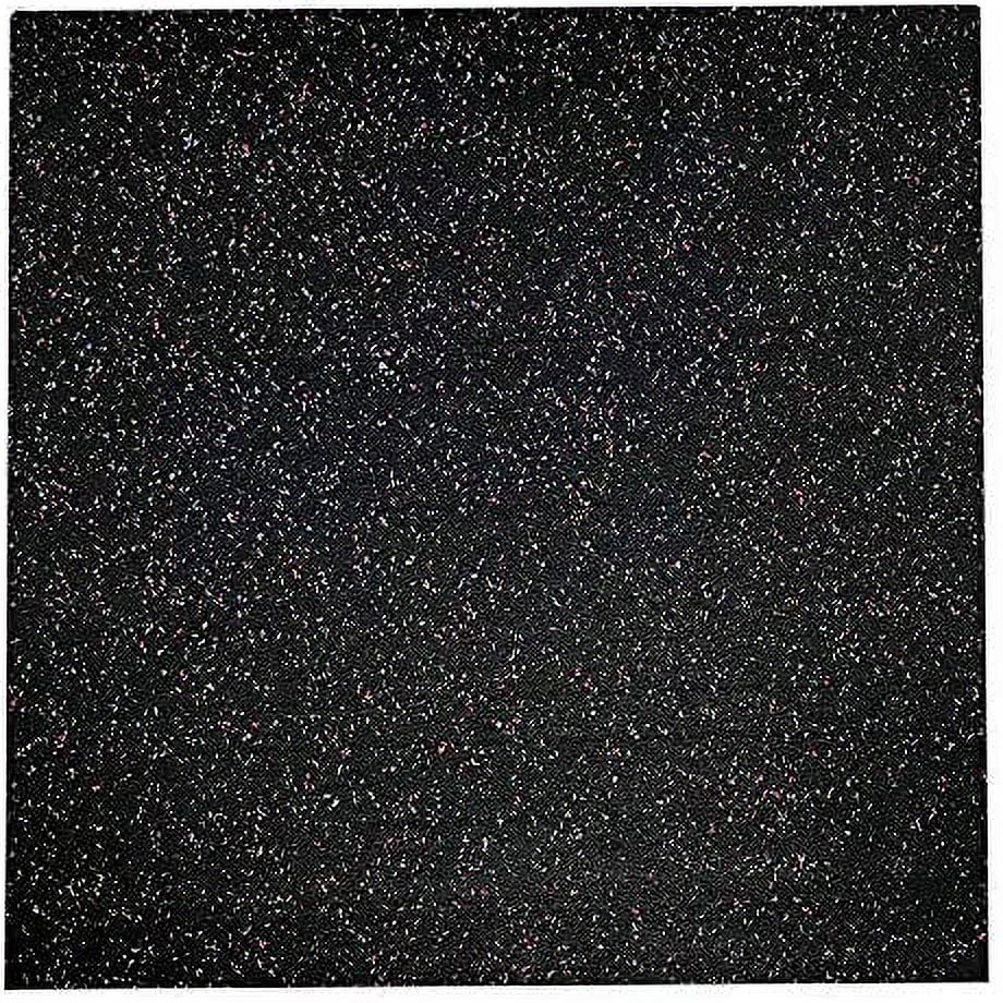 Anti-Vibration Mats, 25" x 25", 1/2" Thick, Anti-Walk, Anti-Move, for Washer, Dryer, Audio Equipment, Strength Training Equipment Mat (Pack of 2)